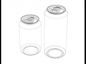 Standard Aluminum Can Modelo 3D