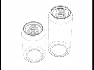 Standard Aluminum Can Modelo 3D