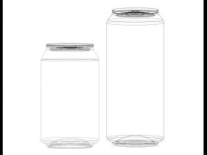 Standard Aluminum Can Modelo 3D
