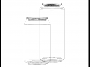 Standard Aluminum Can Modelo 3D