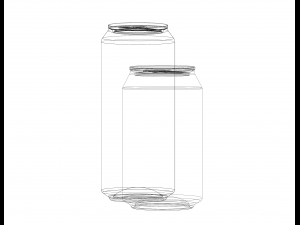 Standard Aluminum Can Modelo 3D