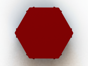 Hex Platform Trolley Base Only Modèle 3D