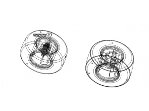 Standard Karting Front and Rear Wheel 3D Model