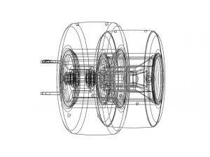 Standard Karting Front and Rear Wheel 3D Model