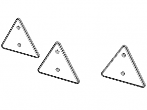 Trailer Triangle Reflectors Modelo 3D