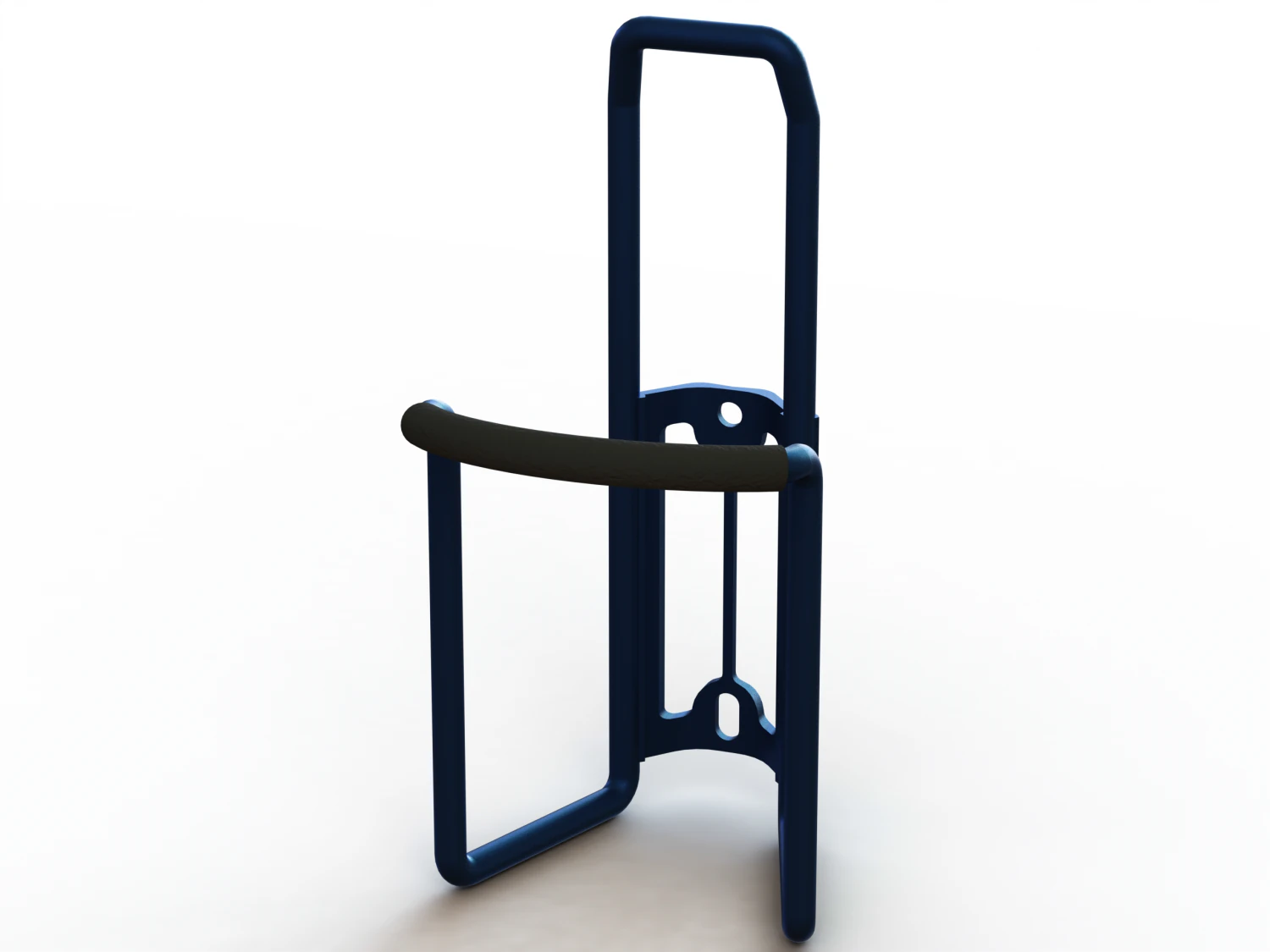 Aluminium Bicycle Water Bottle Cage 3D Model .c4d .max .obj .3ds .fbx .stl .blend 