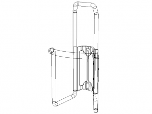 Aluminium Bicycle Water Bottle Cage Modelo 3D
