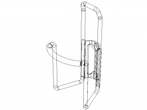 Aluminium Bicycle Water Bottle Cage Modelo 3D