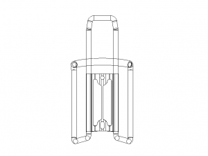 Aluminium Bicycle Water Bottle Cage Modelo 3D