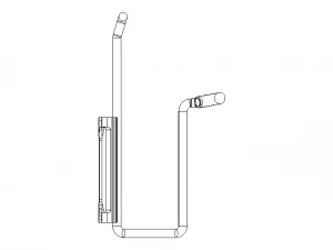 Aluminium Bicycle Water Bottle Cage 3D Model
