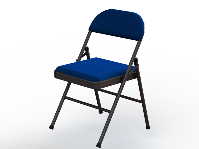 GB Folding Chair 3D-Modell .c4d .max .obj .3ds .fbx .stl .blend 