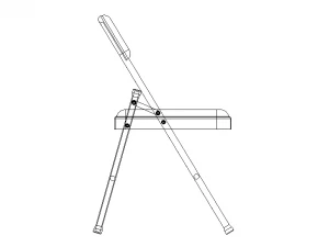 GB Folding Chair 3D Model
