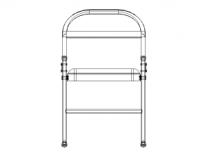 GB Folding Chair 3D-Modell