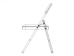 GB Folding Chair 3D Model