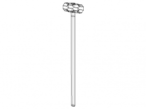 Sledge Hammer with Wooden Handle Model 3D