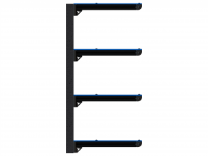 Aluminum Wall Mount Shelving 3D Model