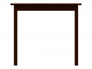 Solid Teak Wood Table Modelo 3D