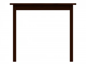 Solid Teak Wood Table 3D Model