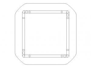 Round Aluminum Wave Table 3D 모델