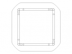 Round Aluminum Wave Table 3D 모델