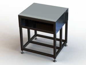 Steel Work Table WL67 Modèle 3D