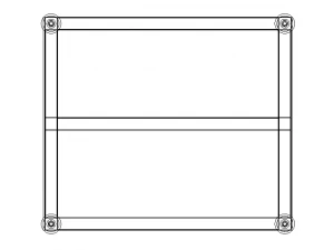 Steel Work Table WL67 3D Model