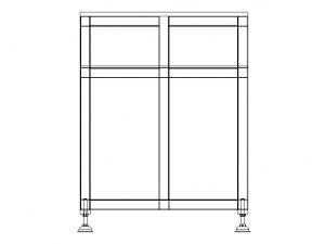 Steel Work Table WL67 3D Модель