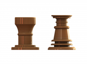 Cedar Wood Stool Model 3D