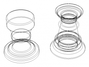 Cedar Wood Stool Model 3D