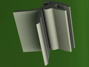 Aluminum Snap Fit Hinge 3D Model