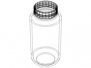Drinking Bottle 650 ml 3D मॉडल