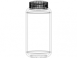 Drinking Bottle 650 ml 3D मॉडल
