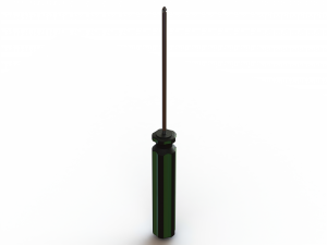 Cross Type Screw Driver 3X100mm 3Dモデル