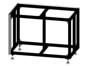 Aluminum Extrusion Workstation WL712 3D मॉडल
