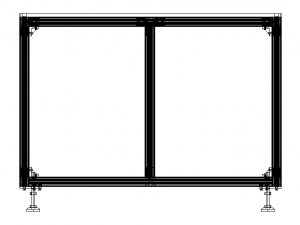 Aluminum Extrusion Workstation WL712 3D मॉडल