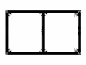 Aluminum Extrusion Workstation WL712 3D मॉडल