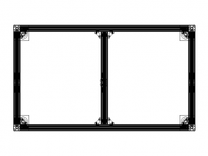 Aluminum Extrusion Workstation WL712 3D मॉडल