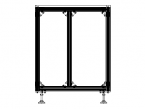 Aluminum Extrusion Workstation WL712 3D मॉडल