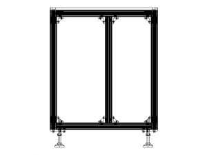Aluminum Extrusion Workstation WL712 3D मॉडल