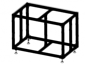 Aluminum Extrusion Workstation WL712 3D मॉडल