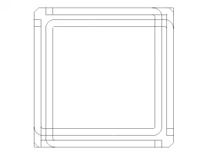 Infinity Cube Wood Table 3D Model