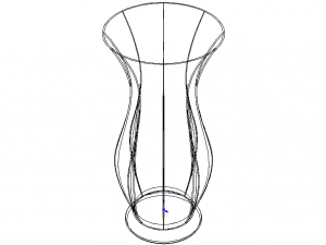 Green Plastic Vases For Flowers Modelo 3D