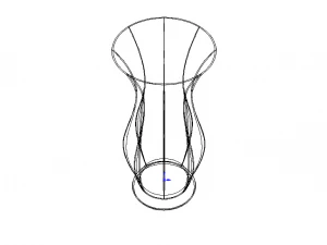 Green Plastic Vases For Flowers 3D Model