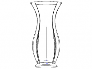 Green Plastic Vases For Flowers Modelo 3D