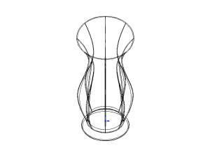 Green Plastic Vases For Flowers Modelo 3D