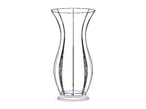 Green Plastic Vases For Flowers Modelo 3D