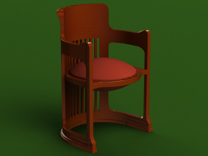 Barrel Dining Chair 3Dモデル