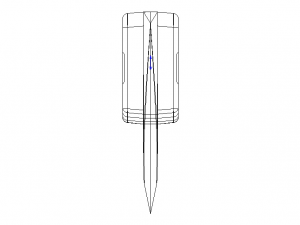 Stainless Steel 9 Inch Chef Knife 3D Модель