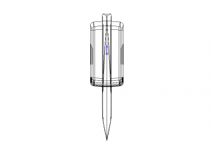 Stainless Steel 9 Inch Chef Knife 3D Модель