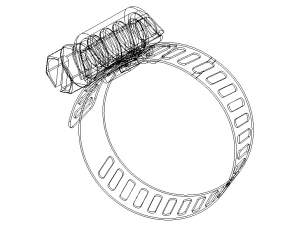 Hose Clamps 1 In 3D-Modell